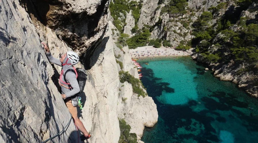 Escalade Calanque de En Vau. Calendale, une classique