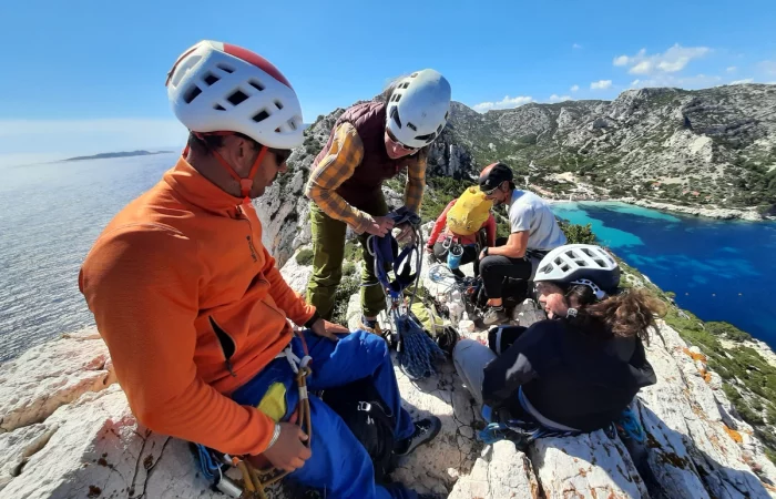 Stage autonomie en Grande voie Parc National des Calanques