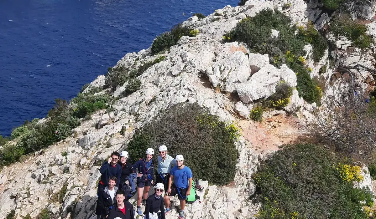 activité evjf evg via ferrata à Marseille encadrée par guide professionnel