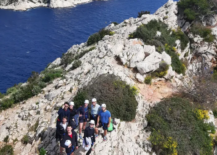 activité evjf evg via ferrata à Marseille encadrée par guide professionnel