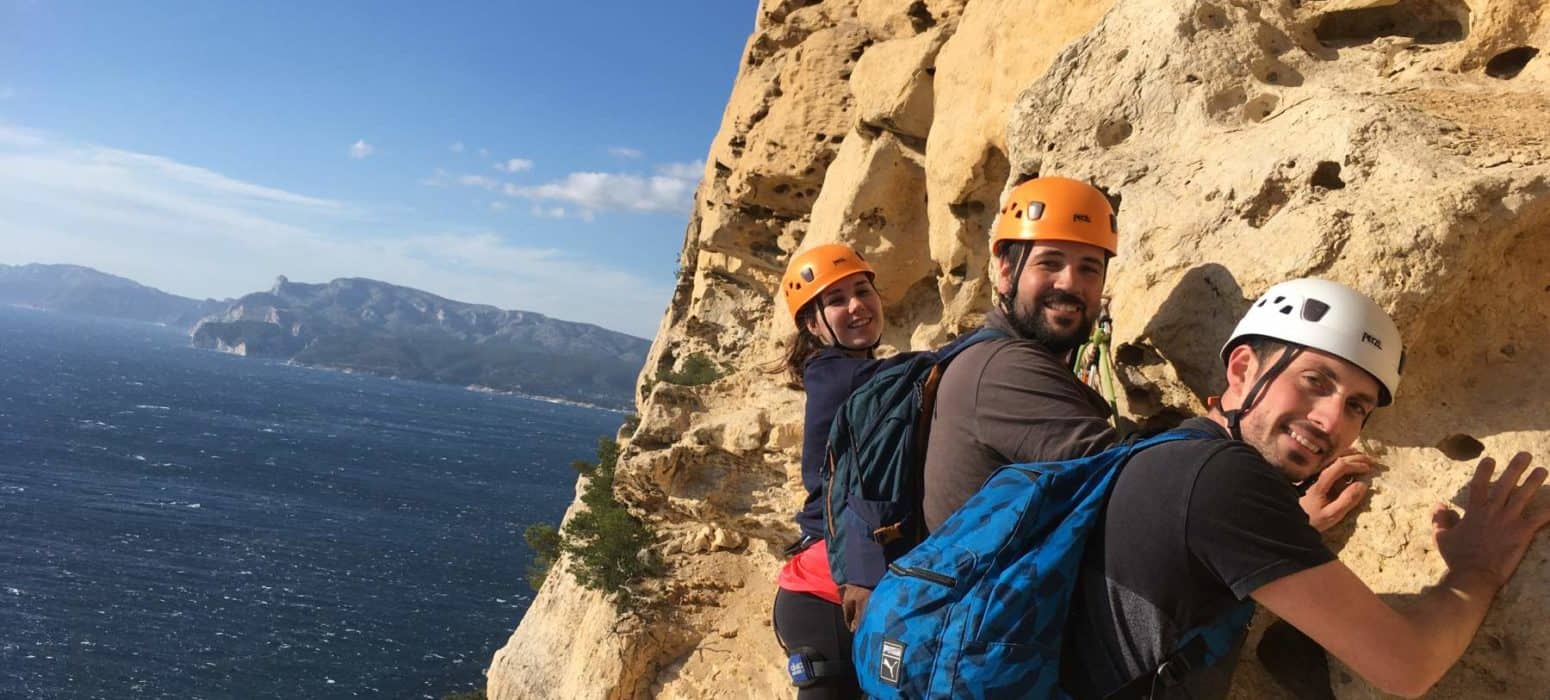 Traversée Philémon au Cap Canaille entre amis