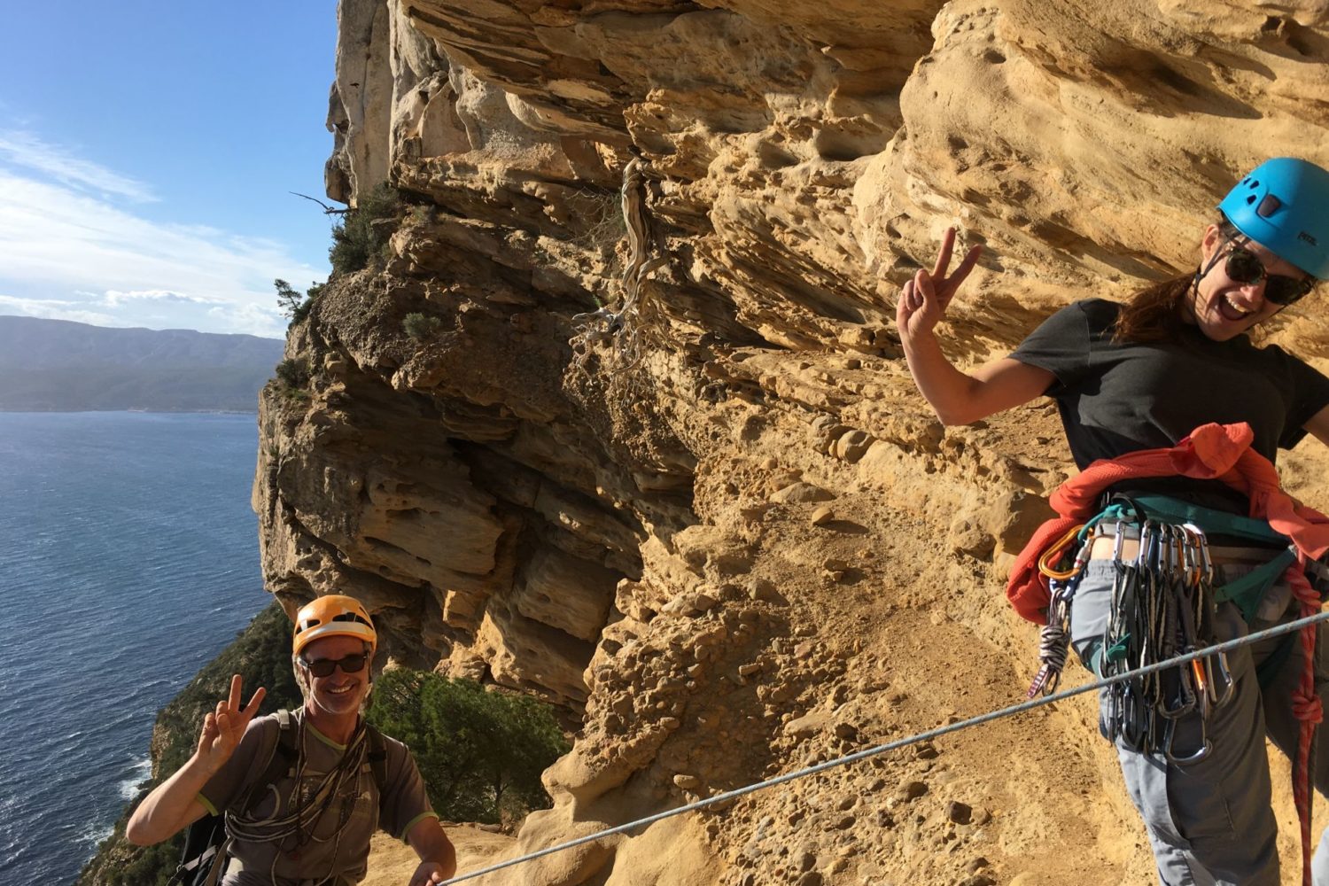 Traversée Philémon entre amis au Cap Canaille